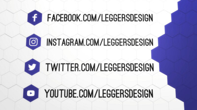 Branded Video - Hexagon Social Profiles