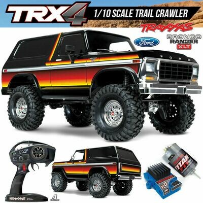 Traxxas 82046-4 TRX-4 Trail Crawler Truck Bronco Ranger XLT RTR Sunset