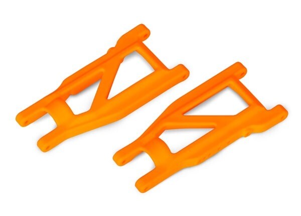 3655T - Suspension arms, orange, front/rear (left & right), heavy duty (2)