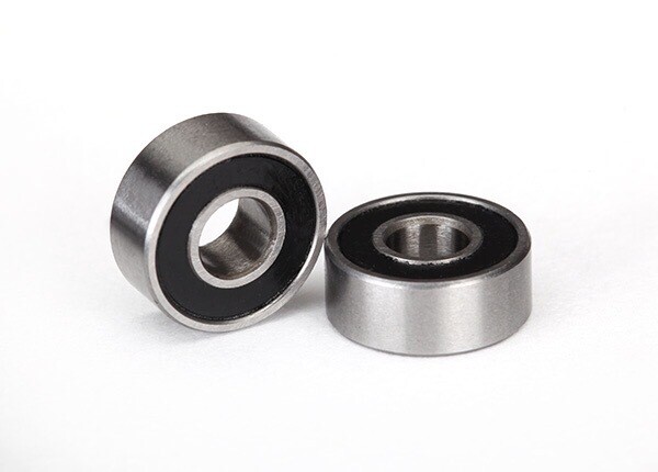 5104A - Ball bearings, black rubber sealed (4x10x4mm) (2)