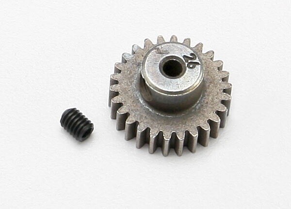 7040 - Gear, 26-T pinion (48-pitch, 2.3mm shaft)/ set screw