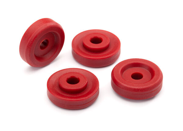 8957R - Wheel washers, red (4)