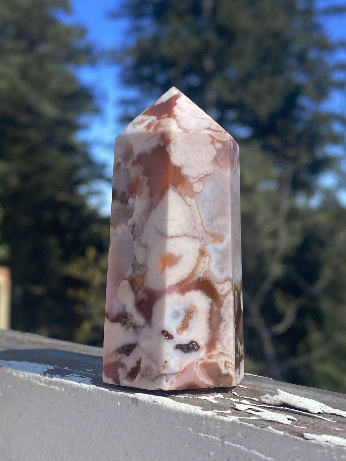 Flower Agate tower 10