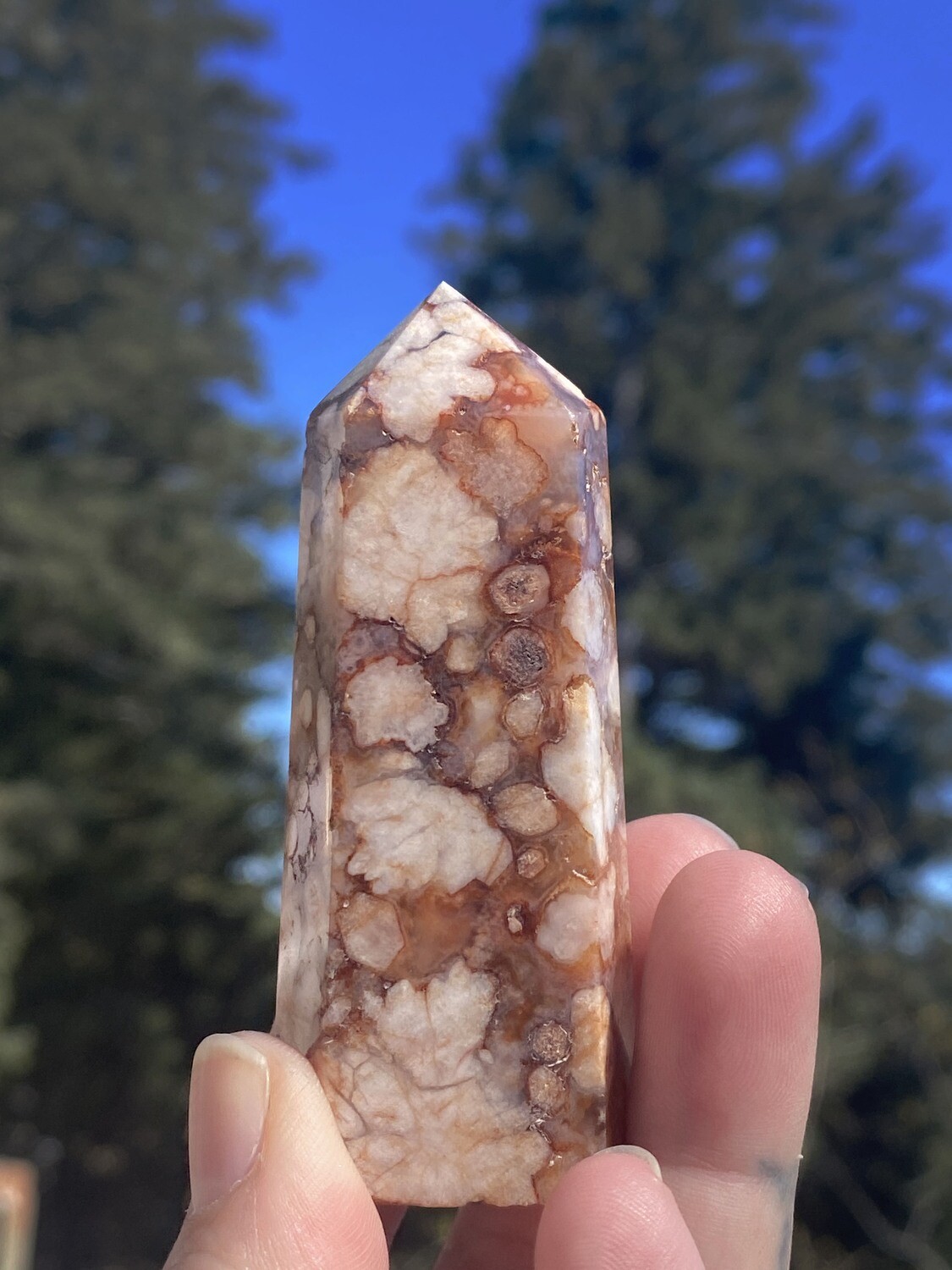 Flower Agate tower 8