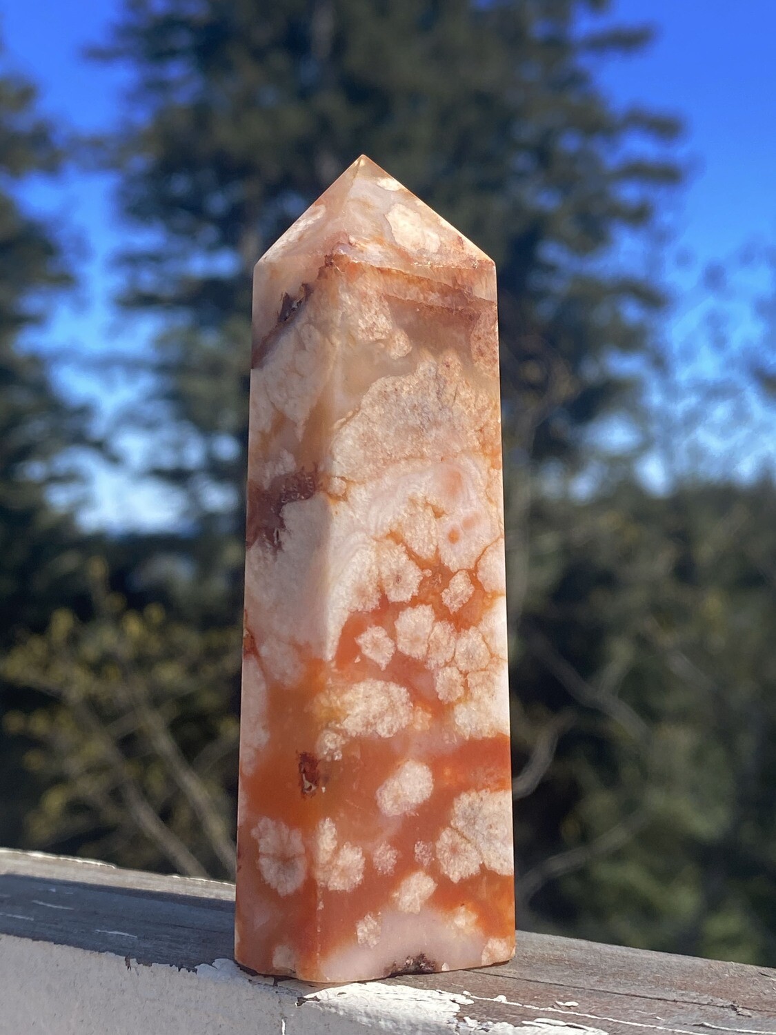 Flower Agate tower 9