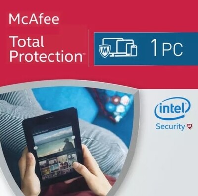 Download McAfee Total Protection 2022, 1 PC, 3 Years License Antivirus
