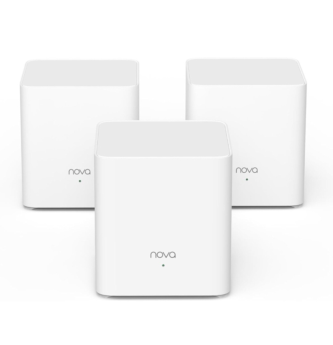 Tenda AX1500 Mesh WiFi 6 System Nova MX3 - Covers up to 3500 sq.ft - Whole Home WiFi 6 Mesh System - 3 Pack (New)
