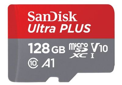 SanDisk 128GB MicroSD HC Ultra Uhs-1 Memory Card (New)