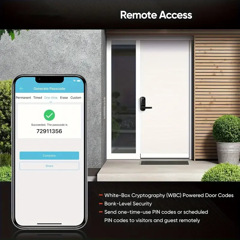 Keypad Smart Door Lock With Handle: Keyless Entry Door Lock - Digtal Door Lock With Keypad Code - Fingerprint Door Lever Lock Deadbolt Alternative - Smart Lock For Front Door (New)