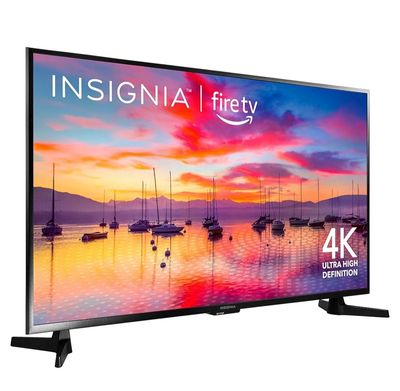 Insignia 43" Class F30 Series LED 4K UHD Smart Fire TV, Voice Remote with Alexa, Stream Live TV Without Cable