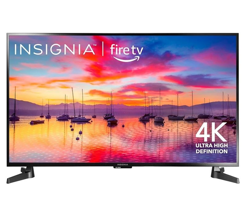 Insignia 43&quot; Class F30 Series LED 4K UHD Smart Fire TV, Voice Remote with Alexa, Stream Live TV Without Cable