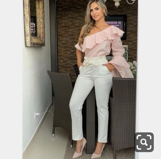 Conjunto Pantalón + Blusa una manga