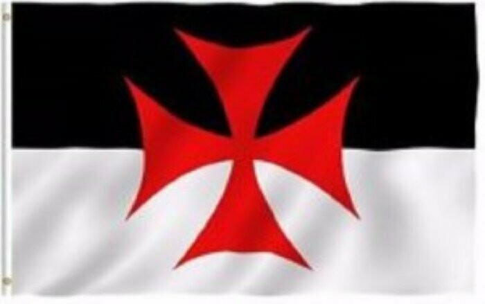 Knights Templar Battle Flag 3' x 5'