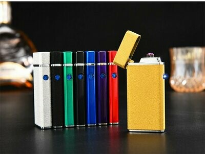 USB Eletric Rechargable Windproof Lighters - Variety of colors