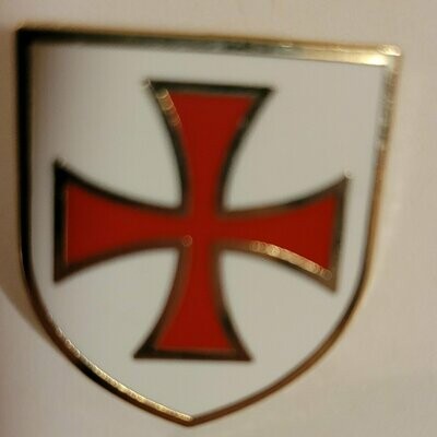 Knights Templar Red Cross Lapel Pin
