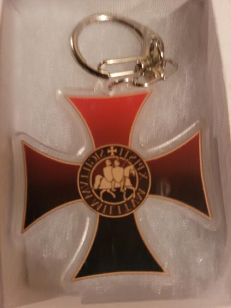 Large Knight Templar Key Chain