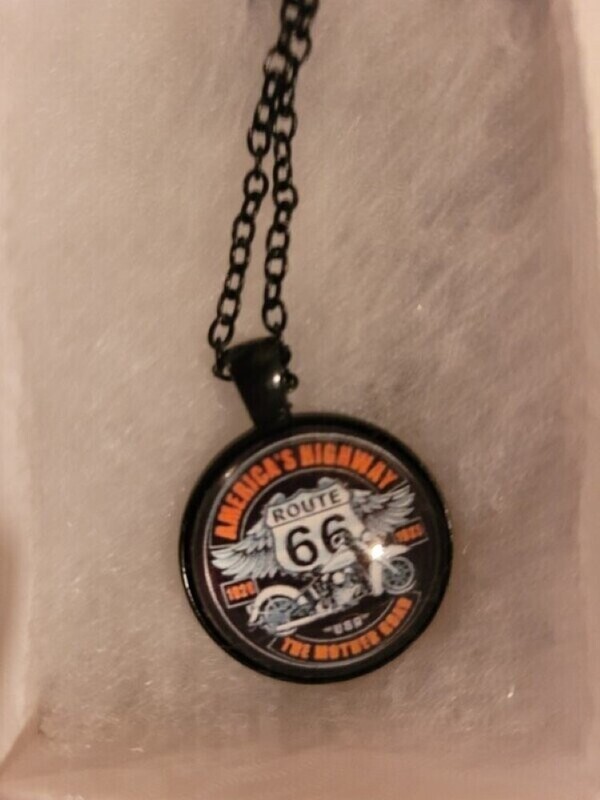 Route 66 Biker Necklace
