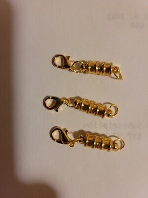 Magnetic Clasps for Clasp Necklaces (3 Pack )