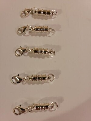 Magnetic Clasp Silver Plated 5 Pack