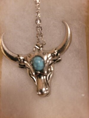 Taurus Bull Pendant Necklace Jewelry W/Gift Box CJ