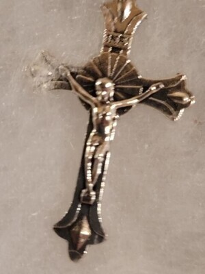 Catholic Crucifix  Cross Necklace a Religious Necklace