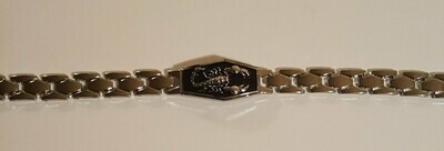 Striking Scorpion Stainless Steel Bracelet