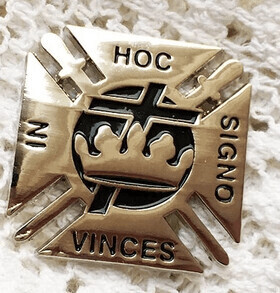 Knights Templar VINCES IN HOC SIGNO Lapel Pin