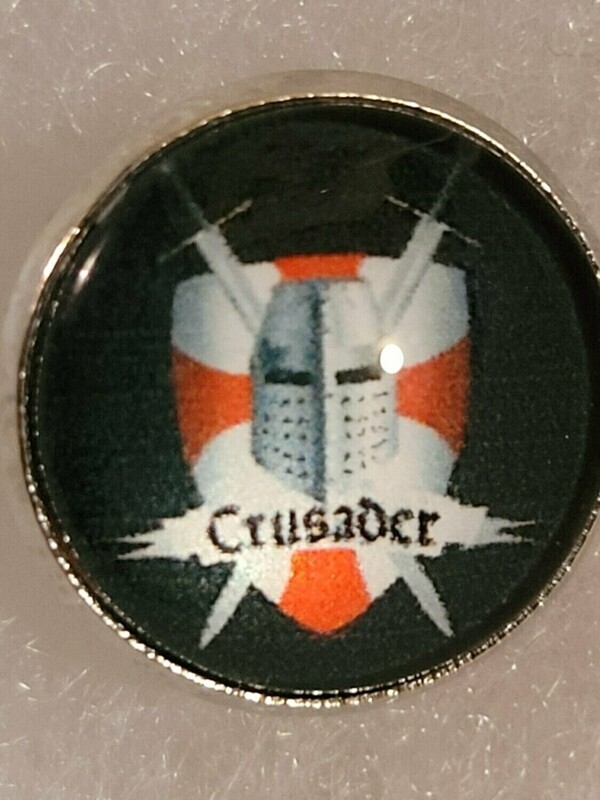 The Knights Templar Crusader and Shield Lapel Pin