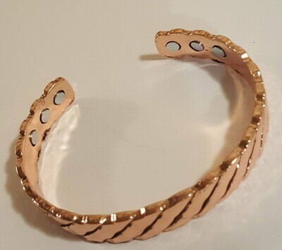 Copper Magnet Holistic Pain Relief Cuff Bracelet