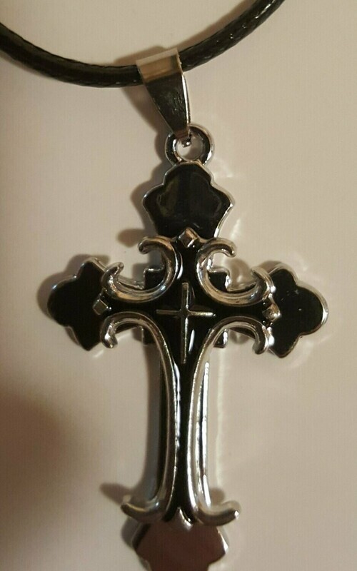 Modern Christian Heavy Religious Cross Pendant