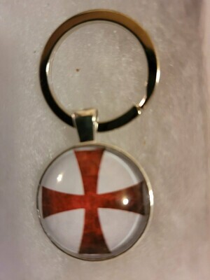 The Order of Knights Templar Red Cross Key Ring