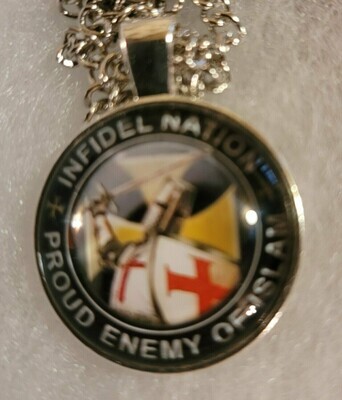 The Knight's Templar Infidel Nation Christian Necklace