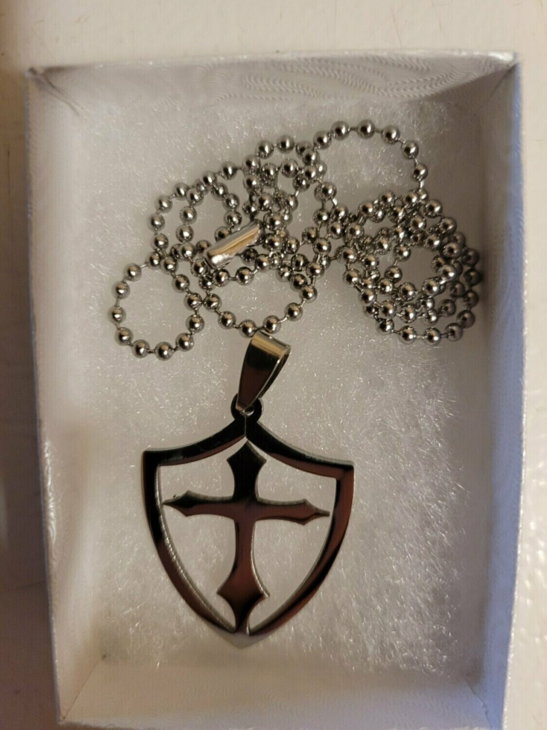 Shield of the Knights Templar Order Necklace