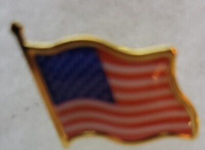 The American Flag Pin On Lapel Pin in Gift Box CJ