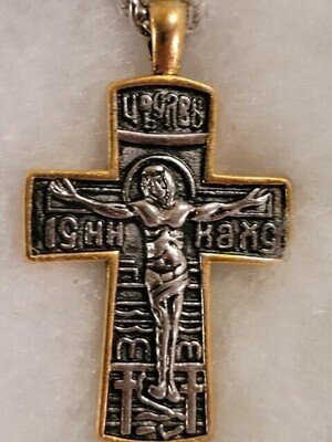 Religious Cross Christianity Jesus Catholic t w/ Chain