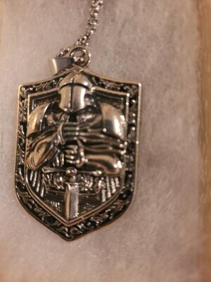 A Heavy Templar Warrior Necklace Pendant