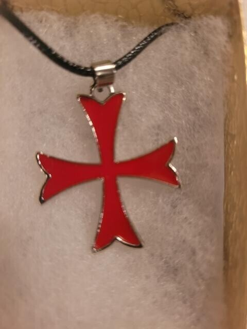The Knights Templar Blood Cross and Necklace