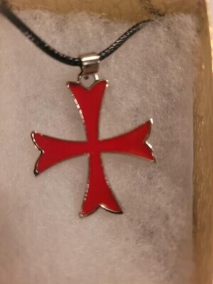 The Knights Templar Blood Cross and Necklace