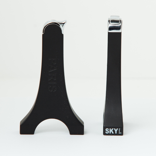 Briquet Tour eiffel Piezo Paris - Black Mat