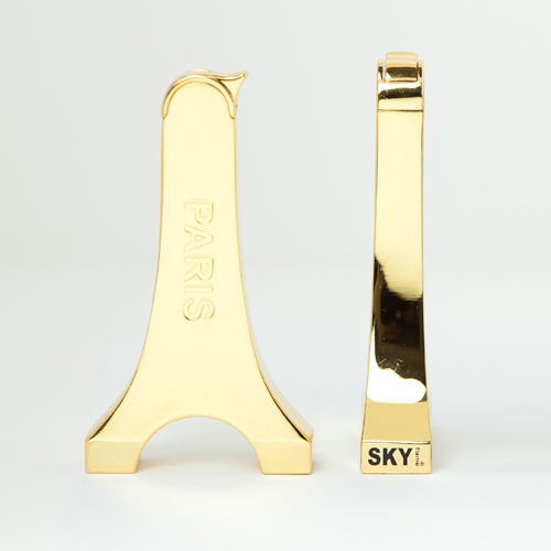 Briquet Tour eiffel Piezo Paris - Gold Métal