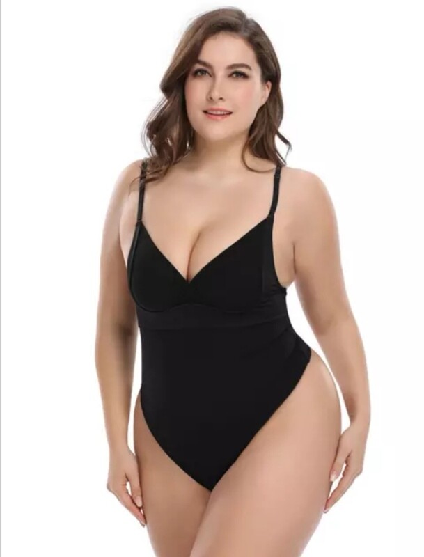 Swimsuit Style Bodyshaper NUDE &amp; BLACK