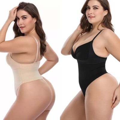 Swimsuit Style Bodyshaper NUDE &amp; BLACK
