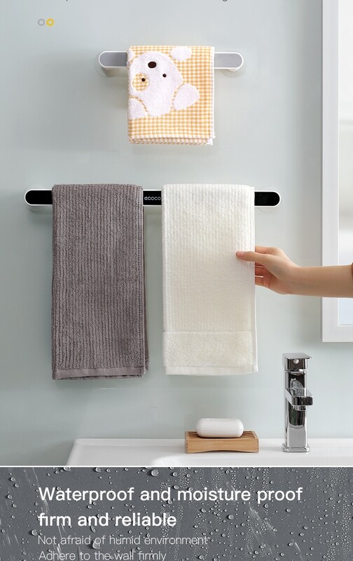 Wall-mounted Towel Rack Self-adhesive bathrooms &amp; kitchens