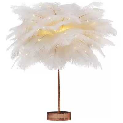 Led Feather Decoration Lamp