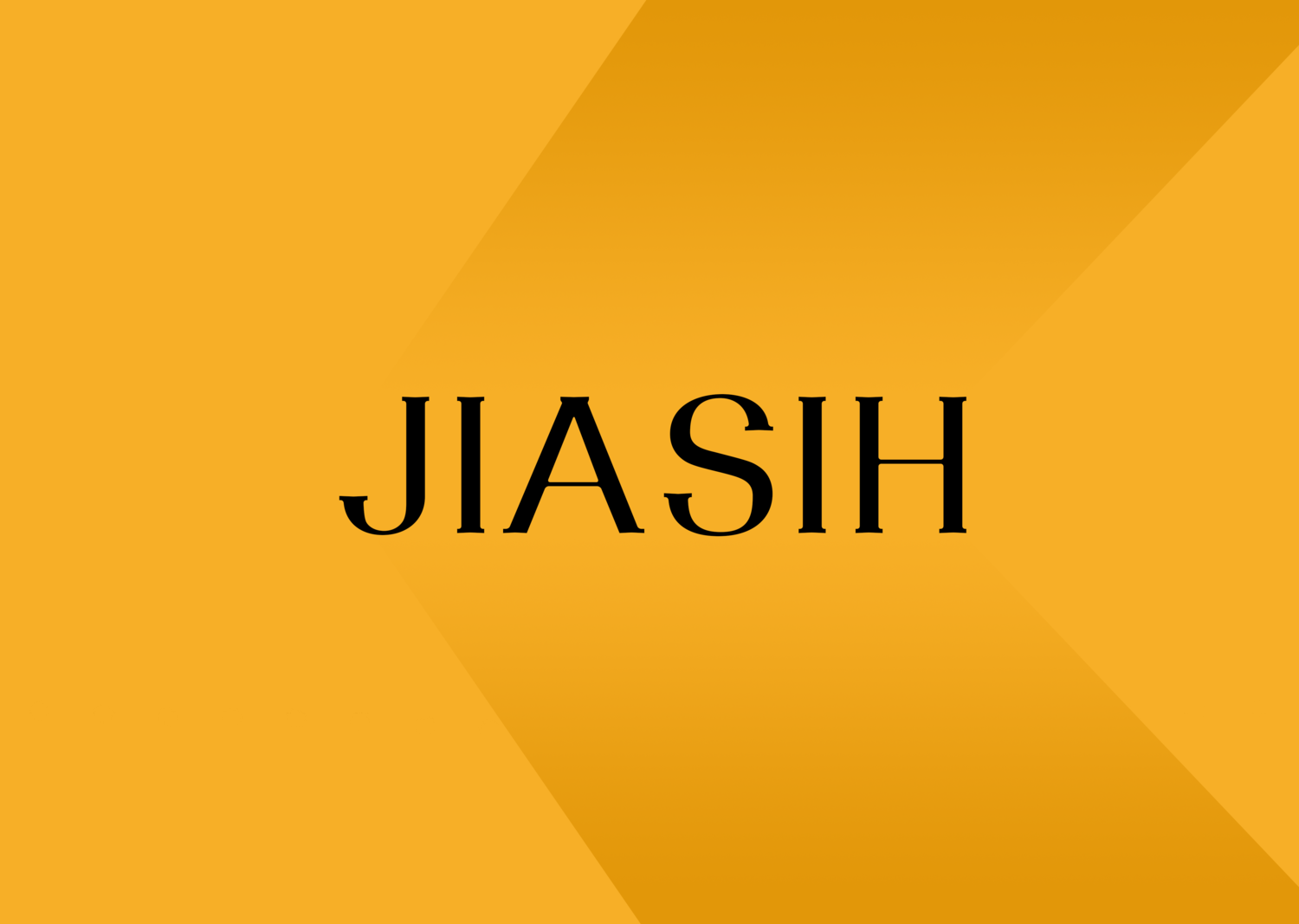 Jiasih Typeface
