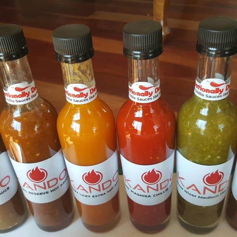 Kando Hot Chillie Sauces - 4 Types