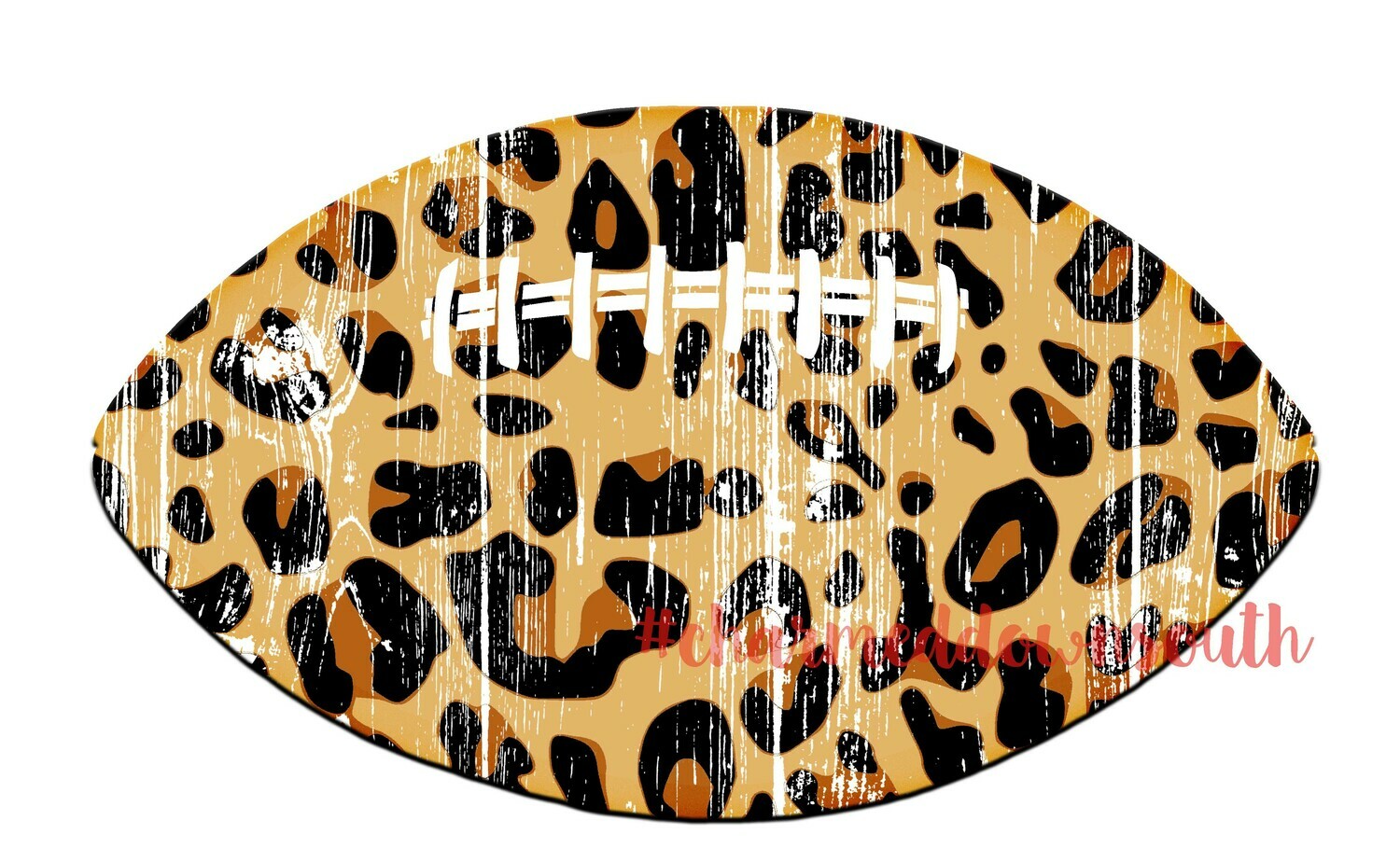 Cheetah Football Blank