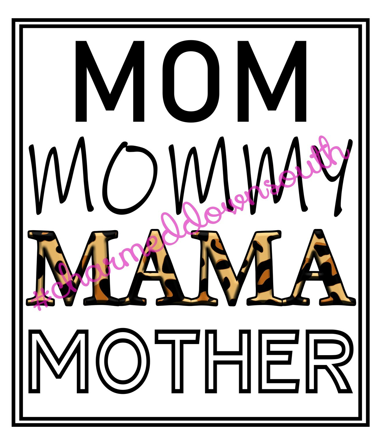 Mom Mommy Mama Mother Cheetah