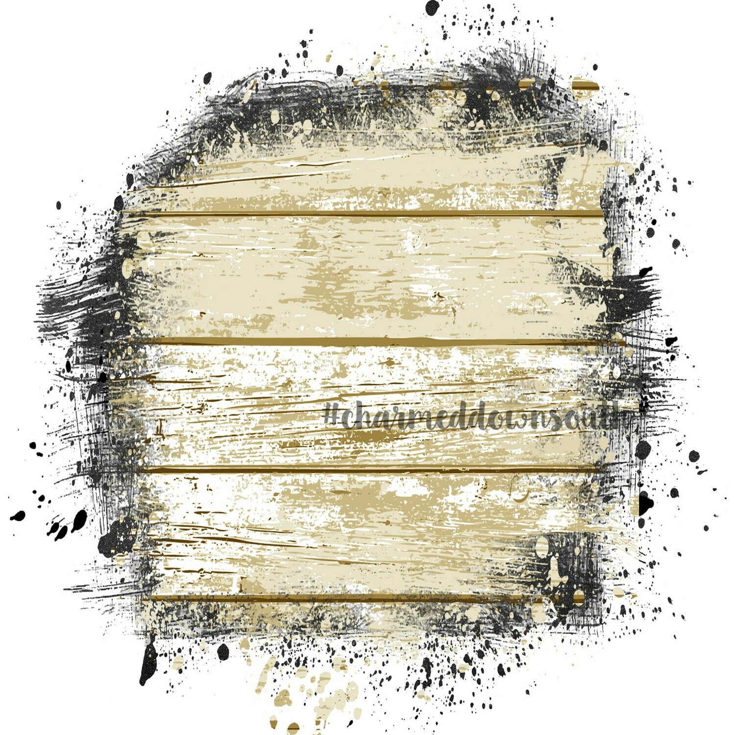 Black and Gold Shiplap Background