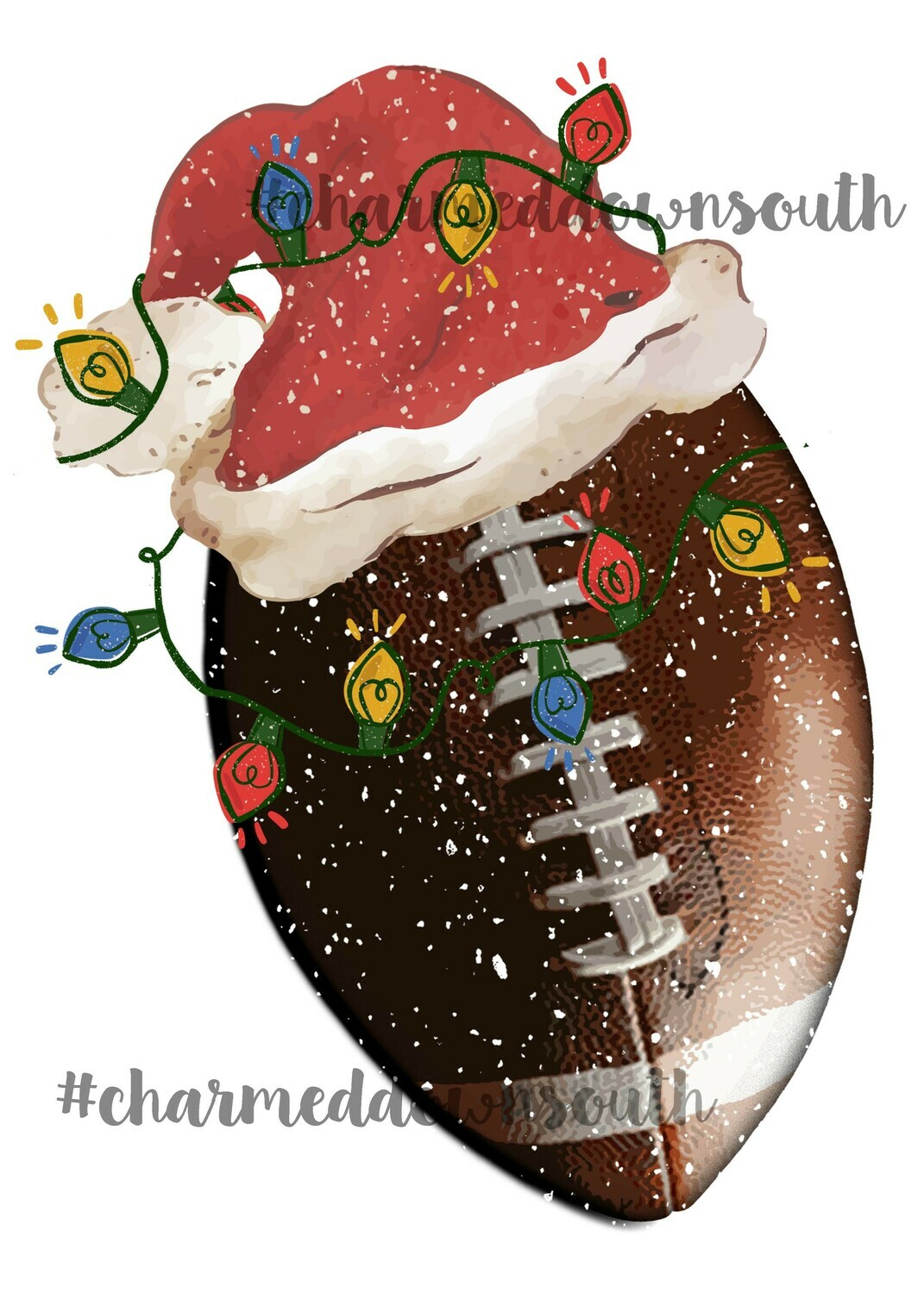 Christmas Football Digital Design